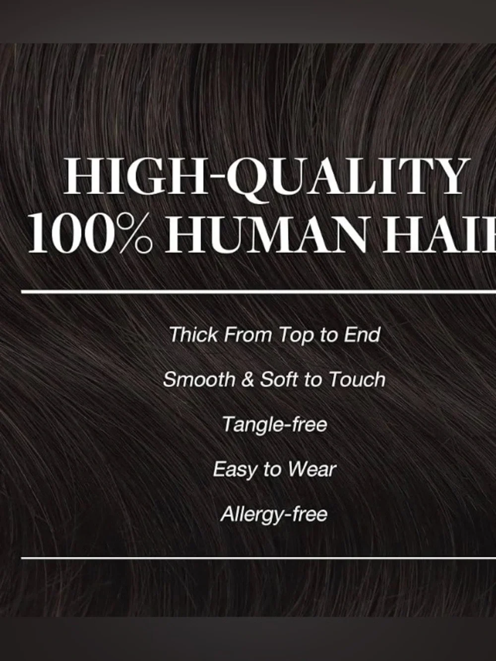 GOO GOO Clip in Hair Extensions Brazilian Human Hair 18” 120g 7Pcs, 2A Lt Brown